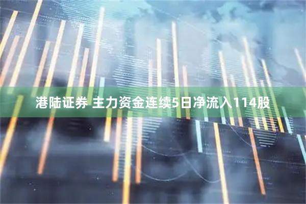 港陆证券 主力资金连续5日净流入114股